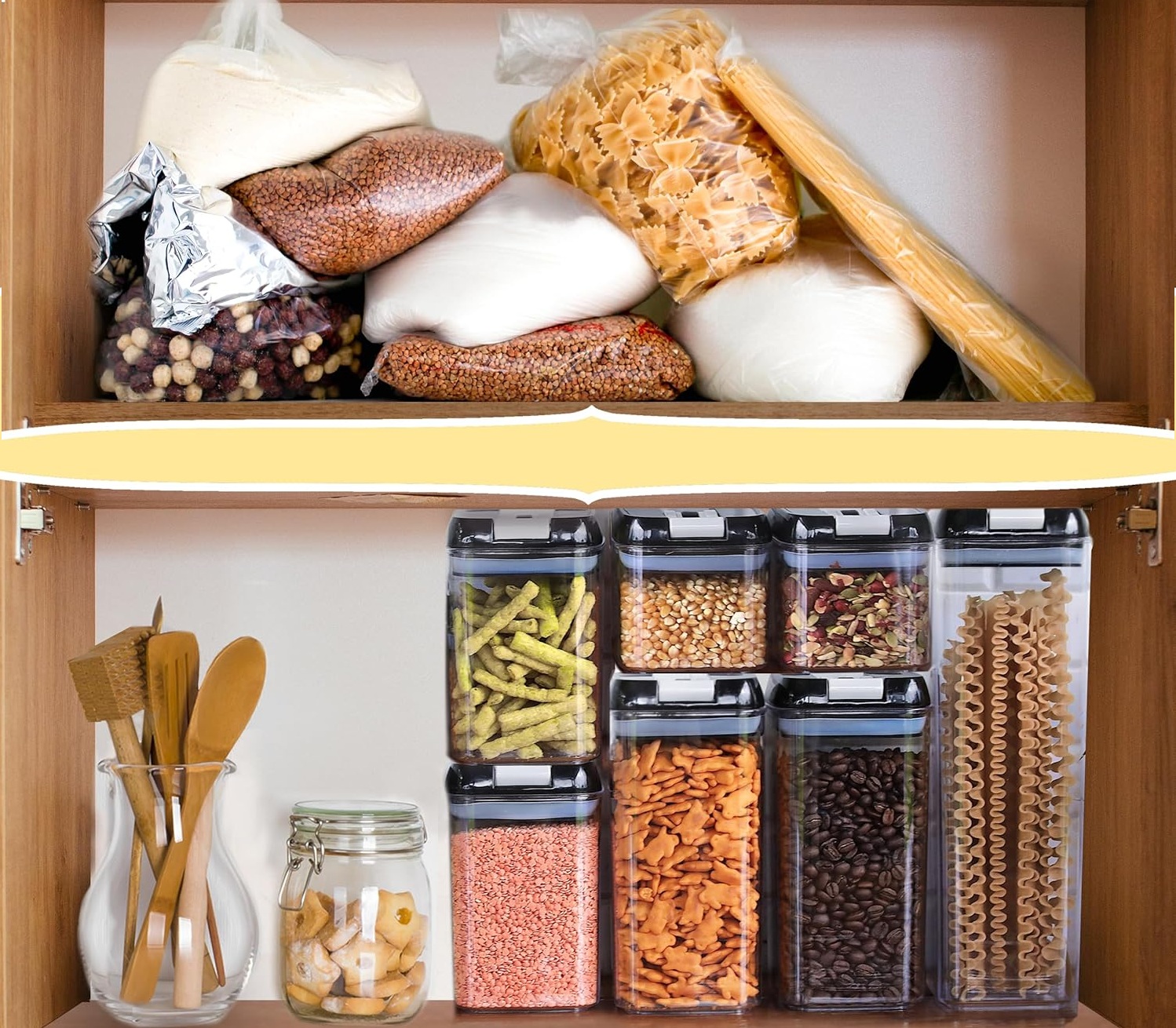 vzduchotesné dózy na skladovanie potravín